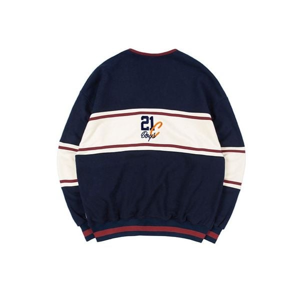  Áo Cardigan RMTCRW [ROMANTIC CROWN] - 21C BOYS COTTON CARDIGAN NAVY Size M 