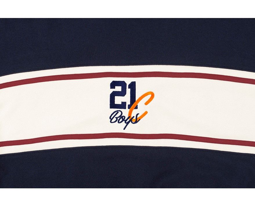  Áo Cardigan RMTCRW [ROMANTIC CROWN] - 21C BOYS COTTON CARDIGAN NAVY Size M 