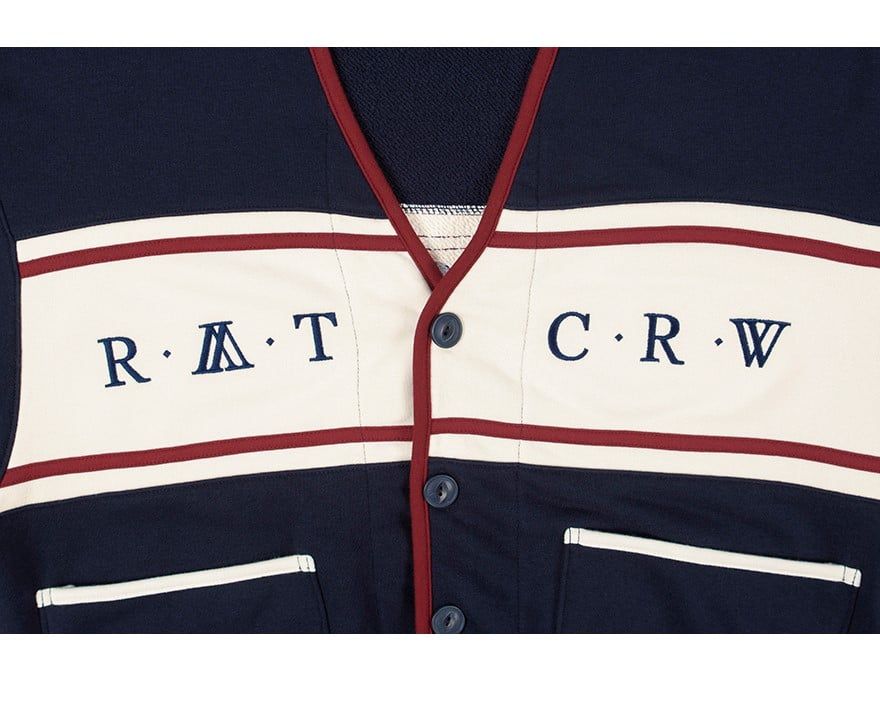  Áo Cardigan RMTCRW [ROMANTIC CROWN] - 21C BOYS COTTON CARDIGAN NAVY Size M 