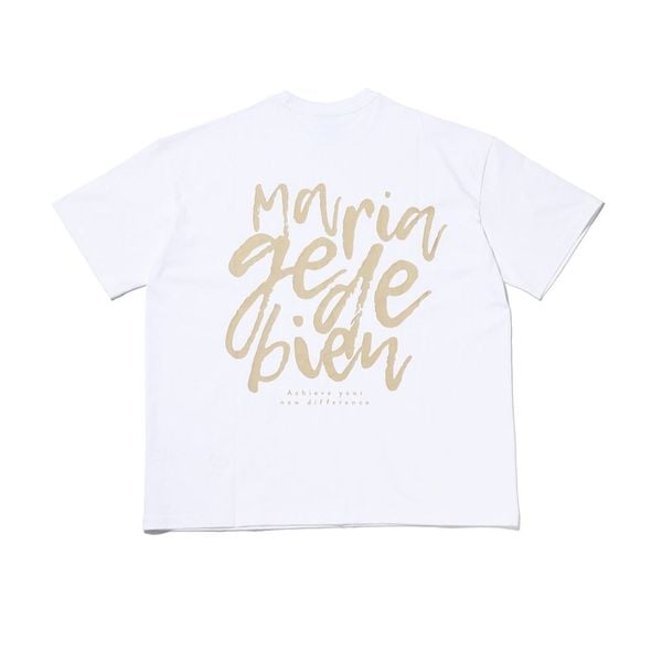  Áo thun Mariagedebien (MGDB) - White/Gold T-shirt 