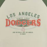  Áo thun MLB [Nữ] Varsity Vintage Washing Raglan Crop T-Shirt NY Yankees - 3FTSV0853-07CRS 