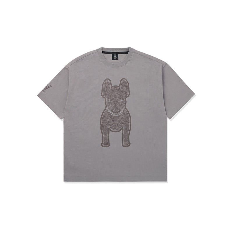  Áo thun Life Work - Silket Racket Light Grey Short - LW255TS982 