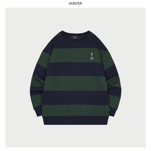  Áo Sweater WHO.A.U - Striped Steve Sweatshirt - WHMWC4931U 