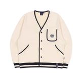  Áo Cardigan RMTCRW [ROMANTIC CROWN] - MODERN LAUREL COTTON CARDIGAN OATMEAL Size S 