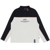  Áo Sweater RMTCRW [ROMANTIC CROWN] - PIPING POLO SHIRT NAVY 