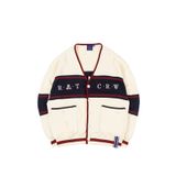  Áo Cardigan RMTCRW [ROMANTIC CROWN] - 21C BOYS COTTON CARDIGAN OATMEAL Size L 