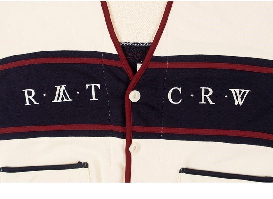  Áo Cardigan RMTCRW [ROMANTIC CROWN] - 21C BOYS COTTON CARDIGAN OATMEAL Size L 