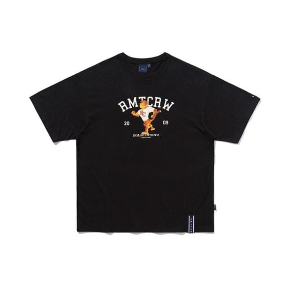  Áo Thun RMTCRW [ROMANTIC CROWN] -  ENERGETIC TIGER TEE BLACK 