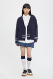  Áo Khoác RMTCRW [ROMANTIC CROWN] -  NOTCHED LAPEL KNIT BLAZER NAVY 