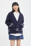  Áo Khoác RMTCRW [ROMANTIC CROWN] -  NOTCHED LAPEL KNIT BLAZER NAVY 