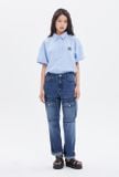  Áo Sơ Mi RMTCRW [ROMANTIC CROWN] -   RECENT LOGO OXFORD SHIRT BLUE 