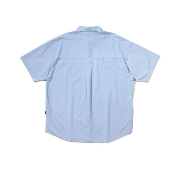  Áo Sơ Mi RMTCRW [ROMANTIC CROWN] -   RECENT LOGO OXFORD SHIRT BLUE 