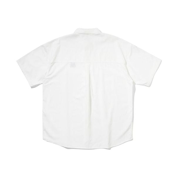  Áo Sơ Mi RMTCRW [ROMANTIC CROWN] -   RECENT LOGO OXFORD SHIRT WHITE 