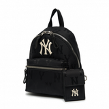  Balo MLB Korea - MONOGRAM NYLON JACQUARD MINI BACKPACK NEW YORK YANKEES - 3ABKS011N-50BKS 