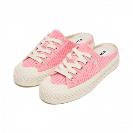  GIÀY MLB - Playball Corduroy Mule Pink - 3AMUUD116-10PKS 