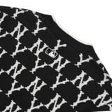  ÁO VẢI MLB MONOGRAM DIAMOND CARDIGAN NEW YORK YANKEES - 3AKCM0121-50BKS 