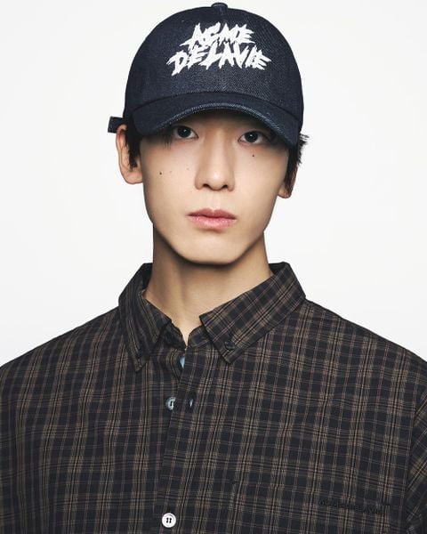 Nón ADLV - Acmedelavie Painting Point Denim Ball Cap - 25SS-AC-CA-LG-PPB-BLK