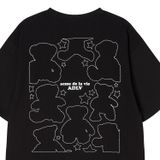  Áo thun ADLV - Acmé de la vie Bear Doll Line Archive Black 