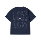  Áo thun ADLV - Acmé de la vie Bear Doll Line Archive Navy 
