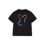 Áo thun ADLV - Acmé de la vie  French Rabbit Silhouette Woman Black 