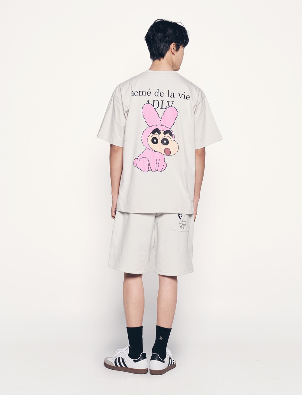 Áo thun ADLV - Acmédelavie Fuzzy Rabbit Shinchan Short