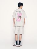  Áo thun ADLV - Acmédelavie Fuzzy Rabbit Shinchan Short Sleeve T-Shirt 
