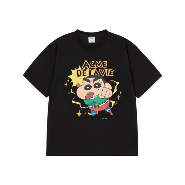Áo thun ADLV Crayon Shinchan Action Kamen Shinchan