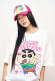  Áo thun ADLV - Acmédelavie Crayon Shinchan Action Kamen Shinchan Short Sleeve T-Shirt 