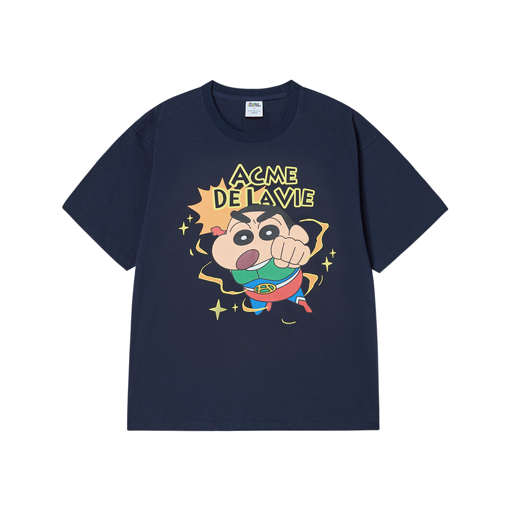 ADLV ♥ SHINCHAN AND FRIENDS SHORT SLEEVE T-SHIRT acmé de la vie ADLV Shinchan & Friends T-Shirt – Light Green