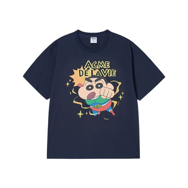 Áo thun ADLV Crayon Shinchan Action Kamen Shinchan