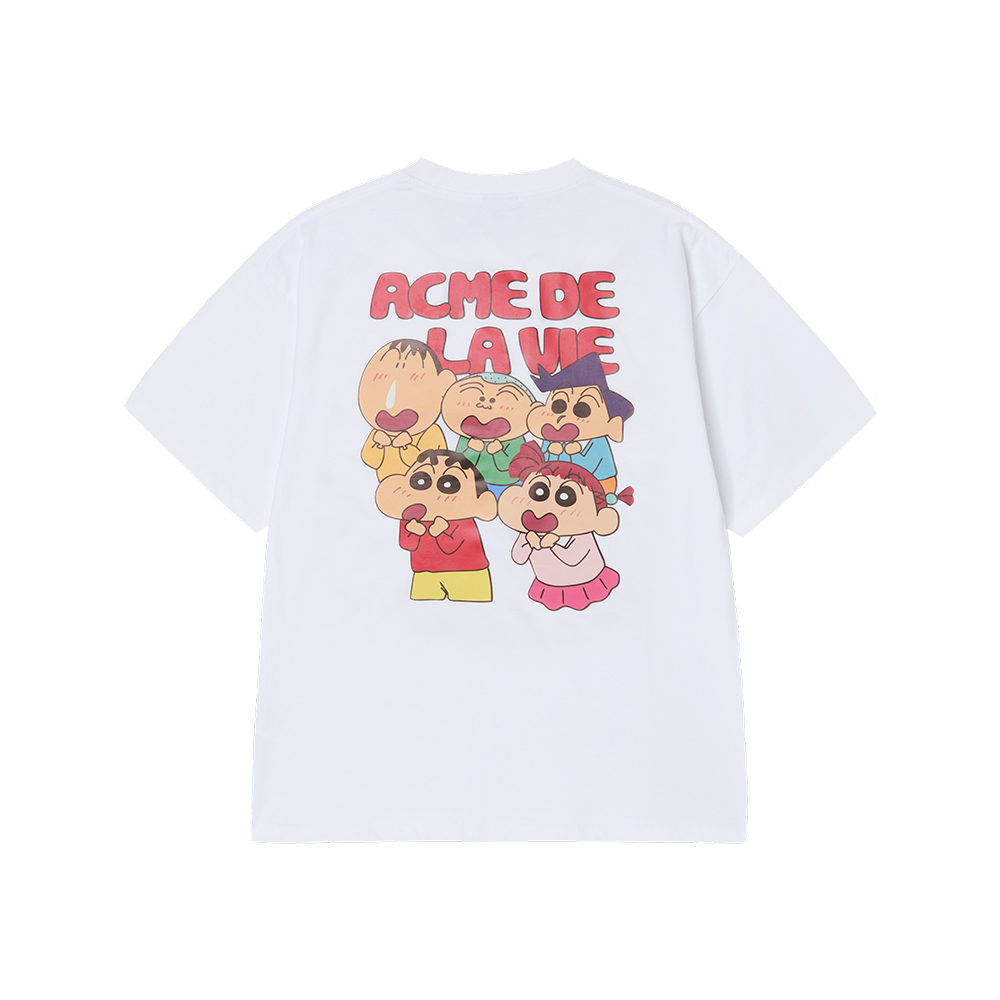 ADLV ♥ SHINCHAN AND FRIENDS SHORT SLEEVE T-SHIRT acmé de la vie ADLV Shinchan & Friends T-Shirt – Light Green
