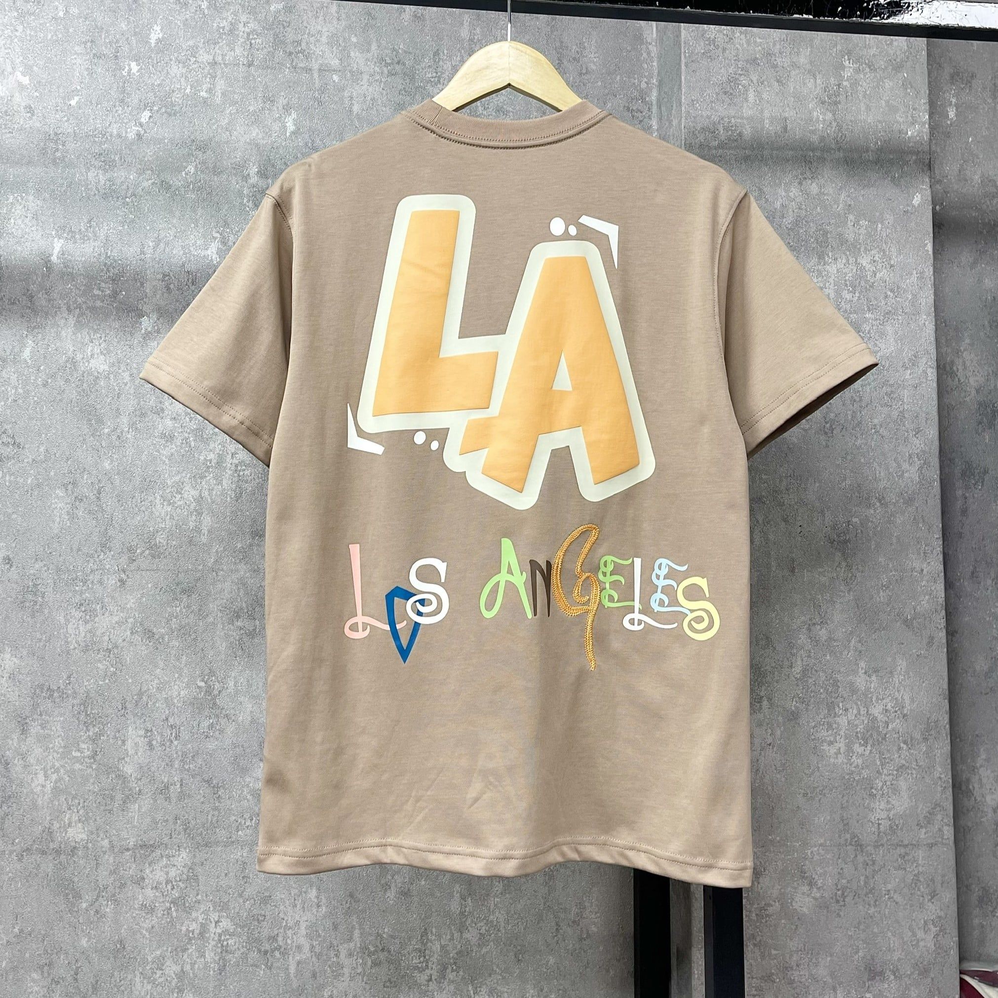  Áo Thun New Era - [Unisex] LA Dodgers Paint Color Brown 