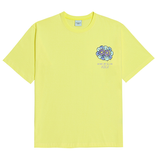  Áo thun - Acmé de la vie - ADLV DONUT FLOWER GRAFFITI SHORT SLEEVE T-SHIRT LIGHT YELLOW 