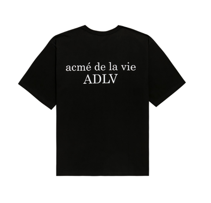  Áo thun - Acmé de la vie - ADLV BABY FACE SHORT SLEEVE BLACK YELLOW T-SHIRTS 