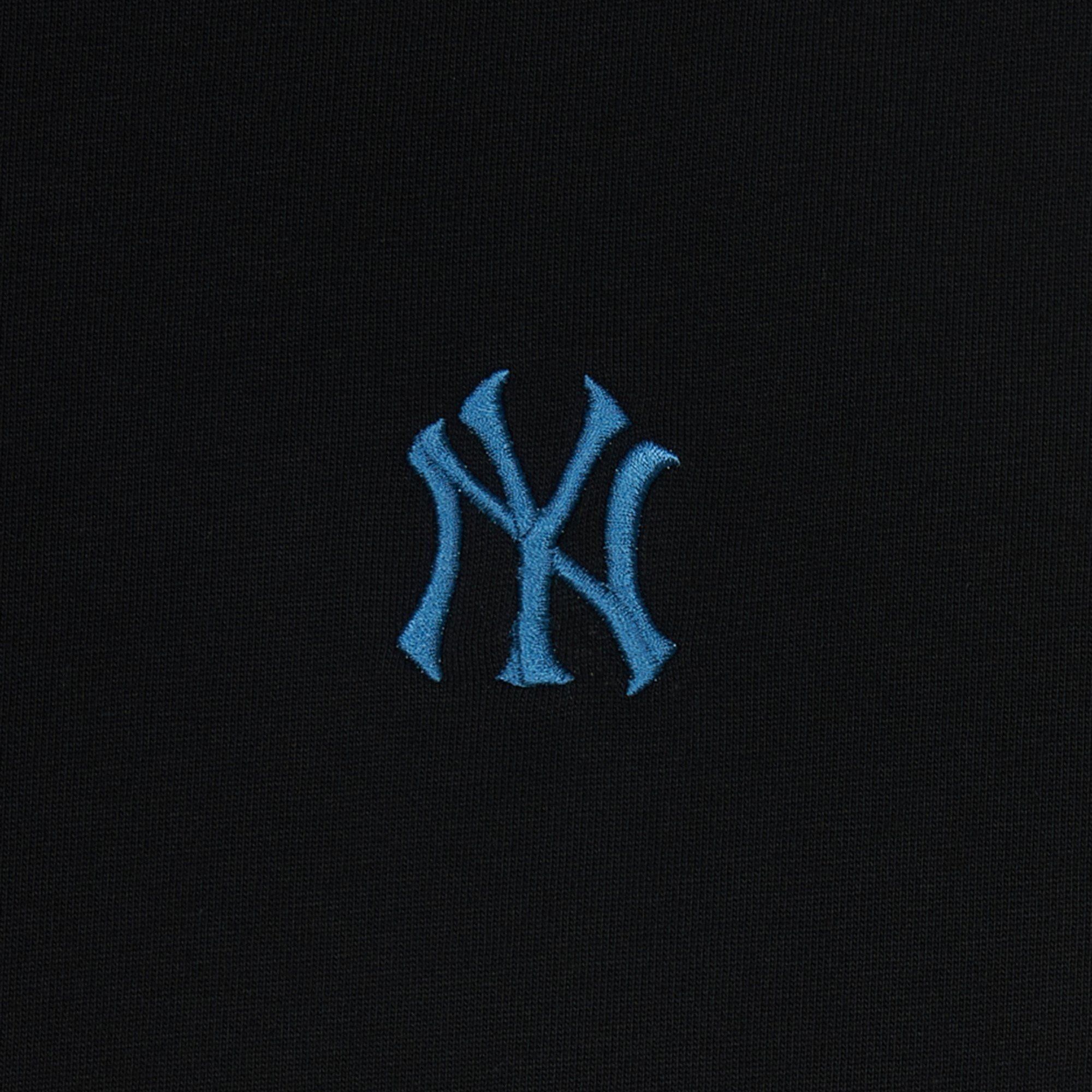  Áo thun MLB [Unisex] Basic Street Cursive Overfit NY Yankees - 3ATSB5353-50BKS 