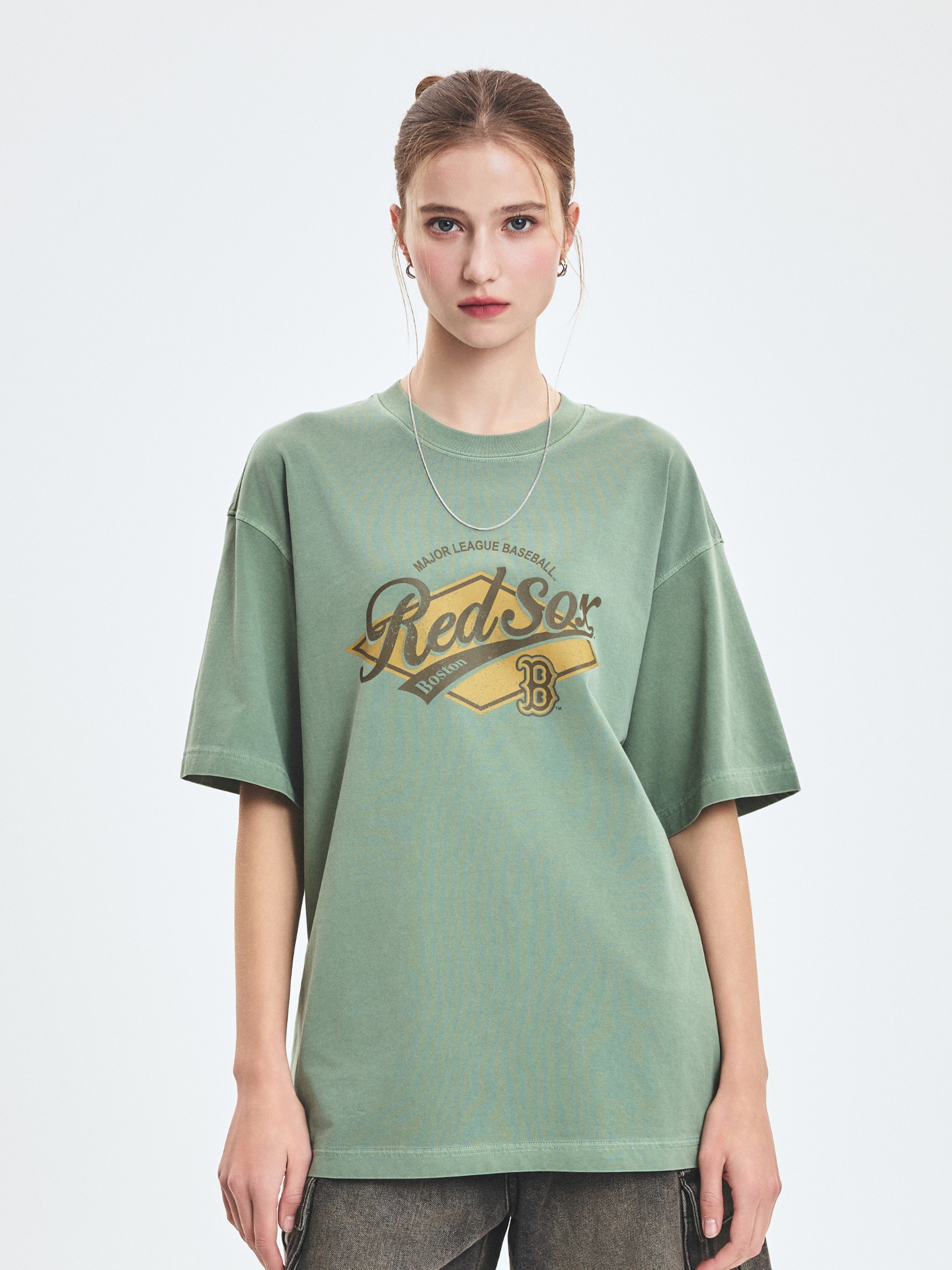 [MLB] Vintage Washing Mega Overfit T-Shirt ★大人気★ 80s Vintage New York Mets 1988 Mlb Baseball T-shirt - SMALL