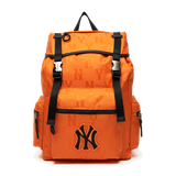  Balo MLB Korea - MONOGRAM NYLON JACQUARD BACKPACK NEW YORK YANKEES  - 3ABKM021N-50ORS 