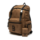  Balo MLB Korea - MONOGRAM NYLON JACQUARD BACKPACK BOSTON RED SOX - 3ABKM021N-43BGD 