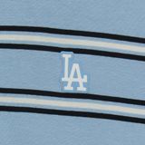  Áo Polo MLB [Nữ] Varsity Stripe Crop Collar T-Shirt NY Yankees - 3FPQV0253-07SBL 