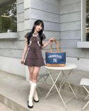  Túi Xách MLB Korea - Varsity Canvas Shopper Bag Ny Yankees Indigo - 3AORL103N-50INS 
