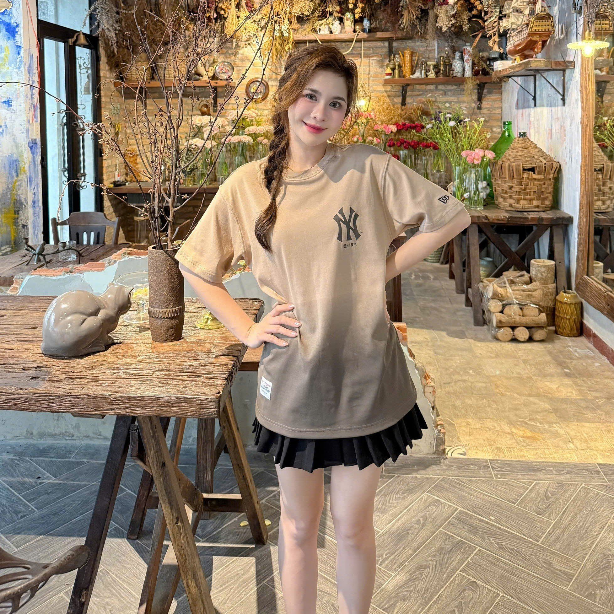  Áo Thun New Era - [Unisex] NY Color Blush T-Shirt Brown 