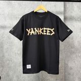  Áo Thun New Era - [Unisex] New York Yankees Tape T-Shirt Black/Gold - 12445588 