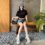  Nón Bucket MLB - Denim Random Embo Monogram - 3AHTDP14N-50BLL 