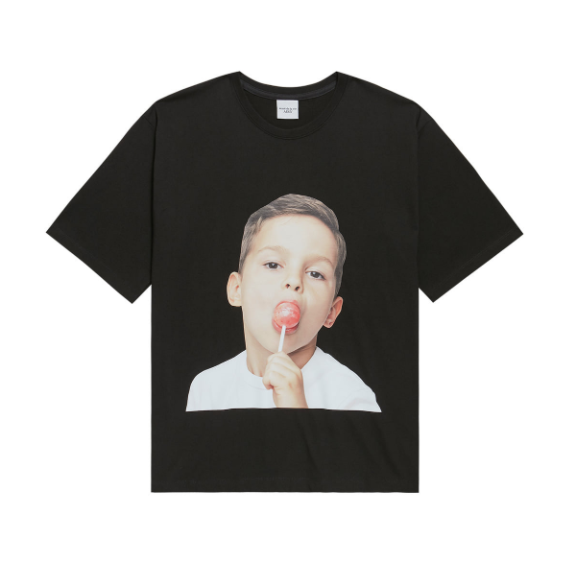 Áo ADLV Baby Face Short Sleeve T-Shirt Black Candy