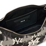  Túi MLB Korea - ARGYLE MONOGRAM TRAP HOBO BAG NEW YORK YANKEES - 3ABQS072N-50BKS 