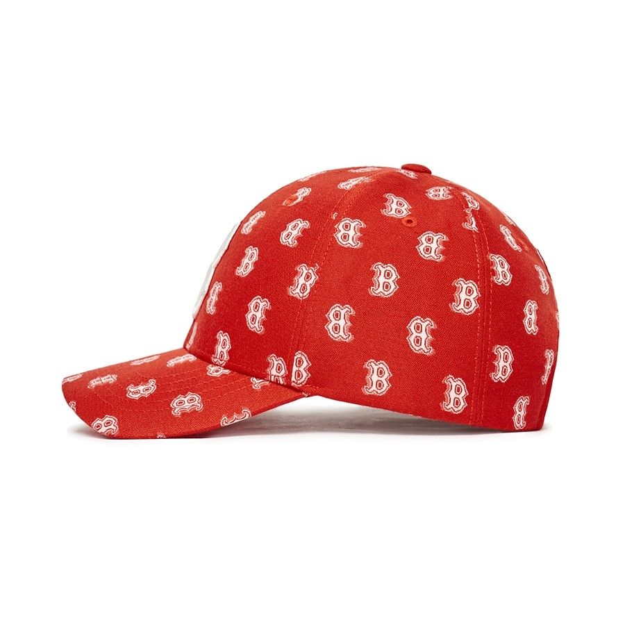  Nón MLB - MONOGRAM CLASSIC STRUCTURE BALL CAP BOSTON RED SOX - 3ACPFF02N-43RDL 