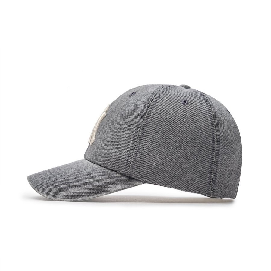 キャップ MLB Korea W-Fit Pigment Unstructured Ball Cap NY Grey 3ACPVV Nón MLB Fit Pigment Unstructured Ball Cap NY Yankees