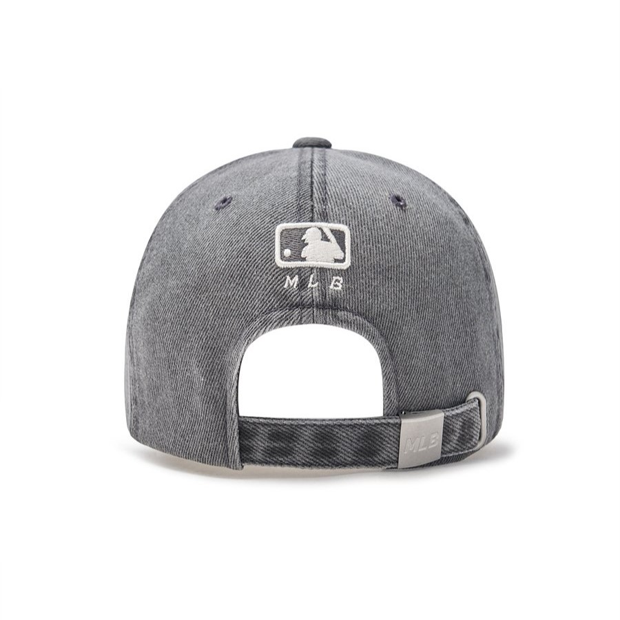 キャップ MLB Korea W-Fit Pigment Unstructured Ball Cap NY Grey 3ACPVV Nón MLB Fit Pigment Unstructured Ball Cap NY Yankees