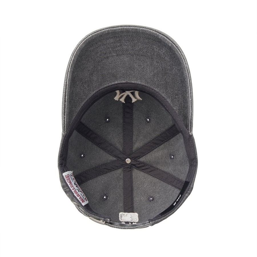 キャップ MLB Korea W-Fit Pigment Unstructured Ball Cap NY Grey 3ACPVV Nón MLB Fit Pigment Unstructured Ball Cap NY Yankees