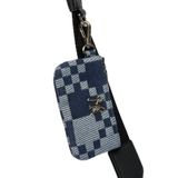  Túi MLB Korea - CHECKERBOARD JACQUARD CROSSBODY NEW YORK YANKEES - 3ACRM062N-50NYD 